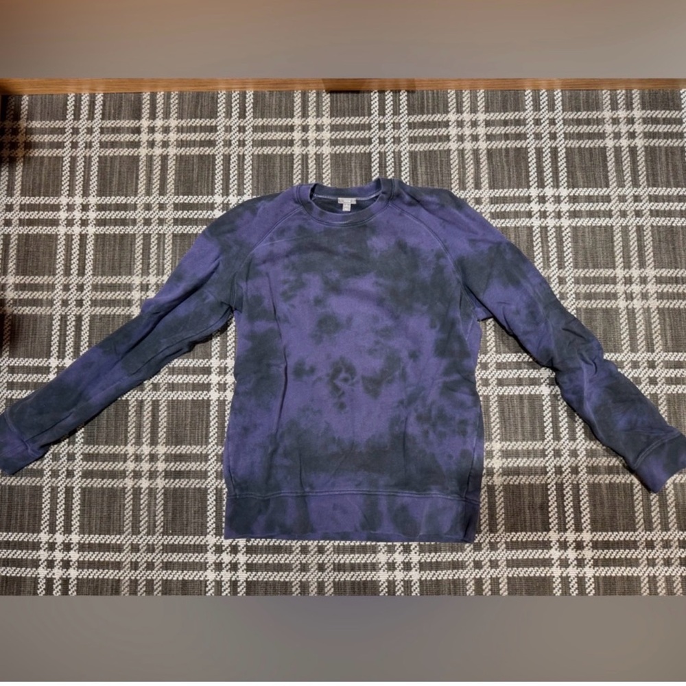Vince Navy Cotton Sweatshirt